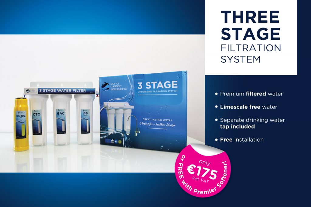Three Stage Water Filtration System by EWS